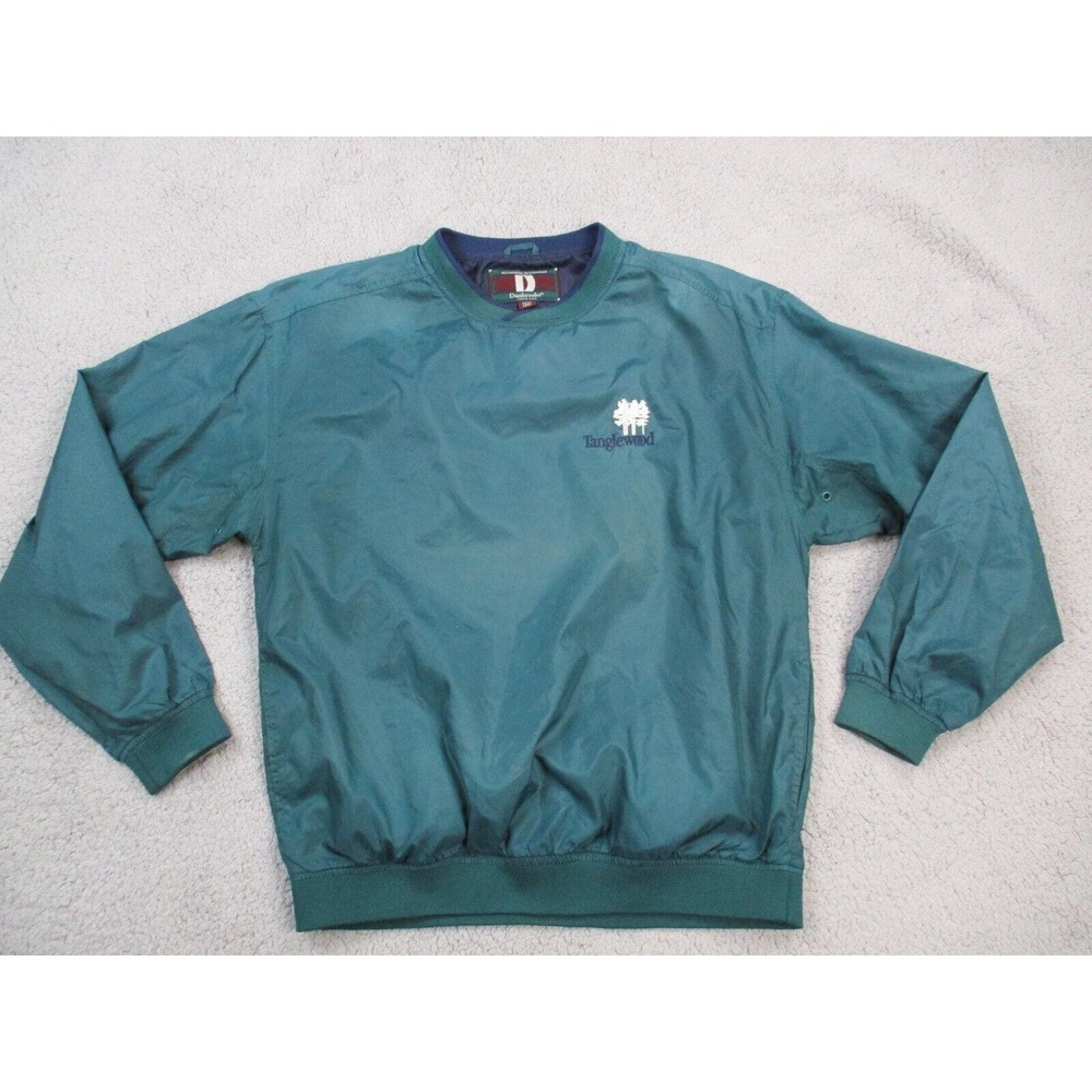 Dunbrooke Windbreaker Mens Medium Green Golf Jacket Pullover Active‎ Lined